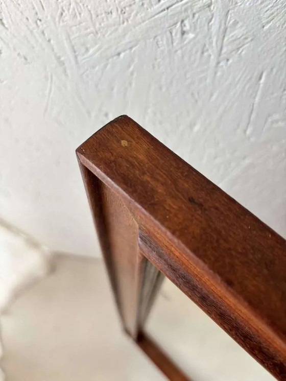 Image 1 of Espejo de pared danés de diseño elegante de los años sesenta