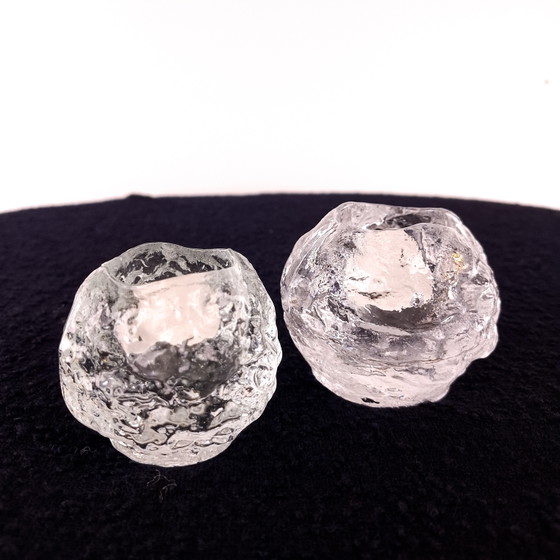 2x Vintage Kosta Boda Snowball Tealight Holder Ann Wärff – Candle holders, Glass (photo 5 of 11)