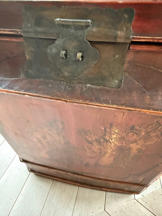 Image 1 of Auténtico cofre nupcial chino, antiguo.