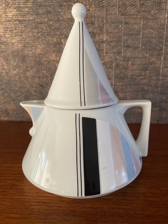 Image 1 of Theepot Memphis J Kronester voor Douwe Egberts 