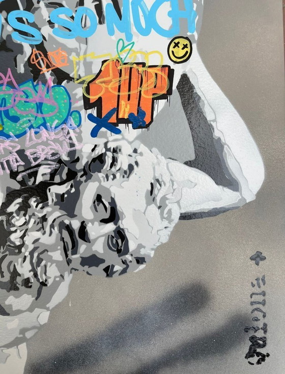 Image 1 of Quiona RIBES+ - Atlas Farnesio - Peinture d'artiste sous cadre