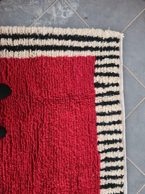 Image 1 of Handgemaakt Atlas Beni Ouraine tapijt, 150/250 cm