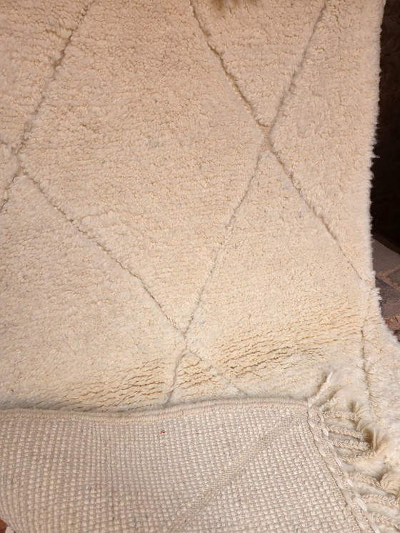 Image 1 of Small Cream Beni Ourain Moroccan rug 152 x 109 cm