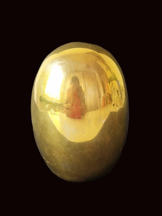 Gufo in Ottone Vintage - Anni '70 – Sculture (photo 3 of 6)