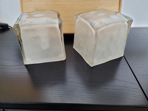 Ensemble de 2 lampes "IceCube" Iviken