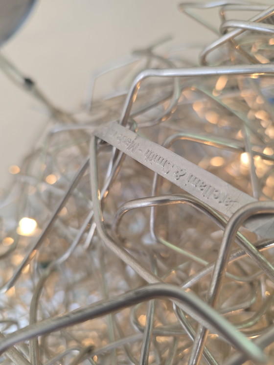 Image 1 of Lampada a sospensione a filo Fil de fer 90 cm halloween sostituita con LED