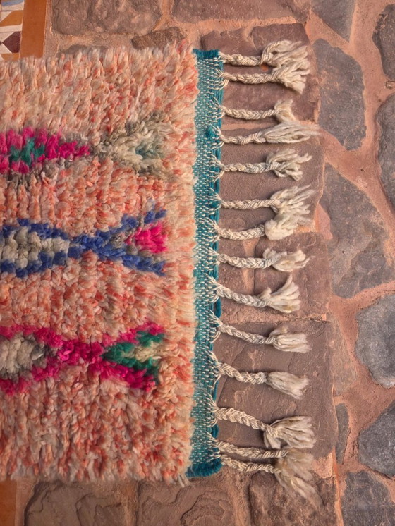 Image 1 of Marokkanischer Pfirsichfarbener Läuferteppich 240 x 74 cm