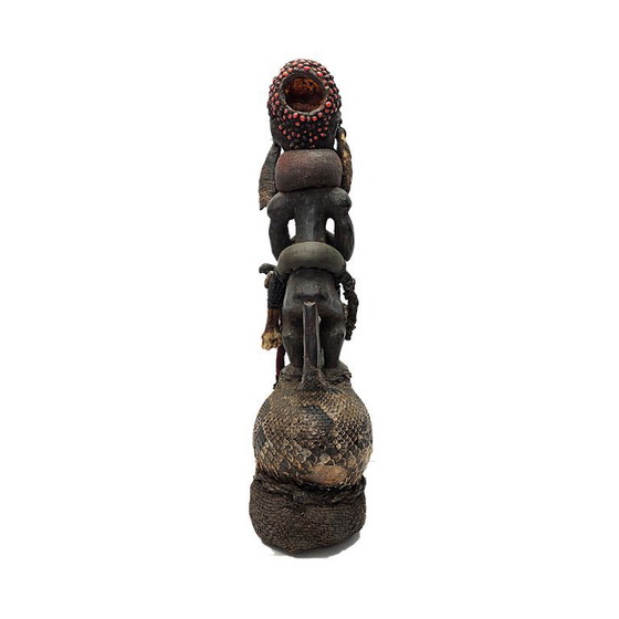 Image 1 of Fétiche de statue d'Afrique centrale ancienne/type Nkisi, milieu du XXe siècle