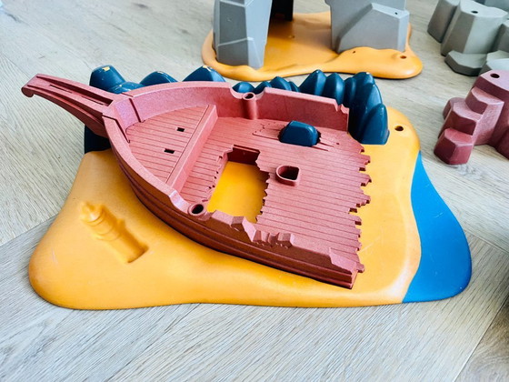 Image 1 of Playmobil 2007 Pirateneiland 4136 Basis 3233530 onderdelen vintage lot extra 3291800