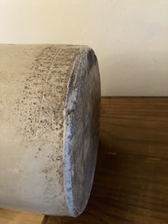 Image 1 of Galón de jarra Antiker, Honig glasierte salzkeramik, Sammlerstück 