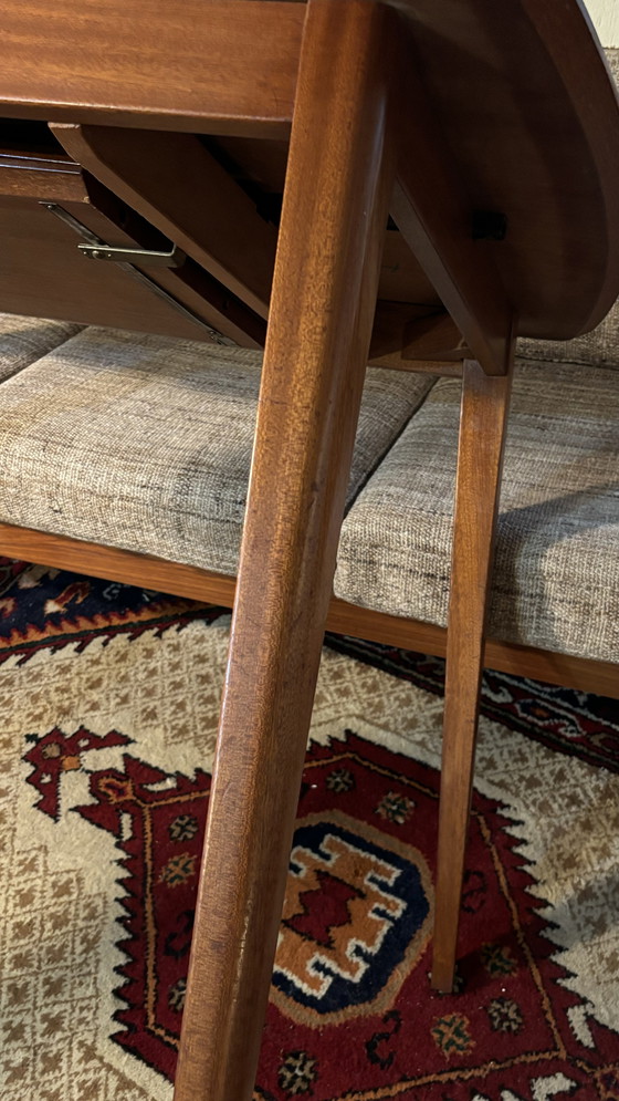 Image 1 of Mid-century jaren 60 teak houten eettafel 