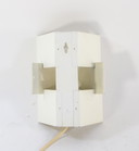 Anvia weiß geometrische Wandlampe 60er Jahre Design J.Hoogervorst 