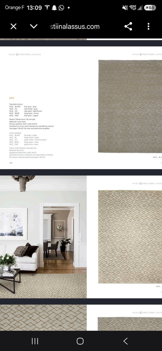 Tapis design Kristiina Lassus 240x170 laine Népal – Wool (photo 15 of 15)