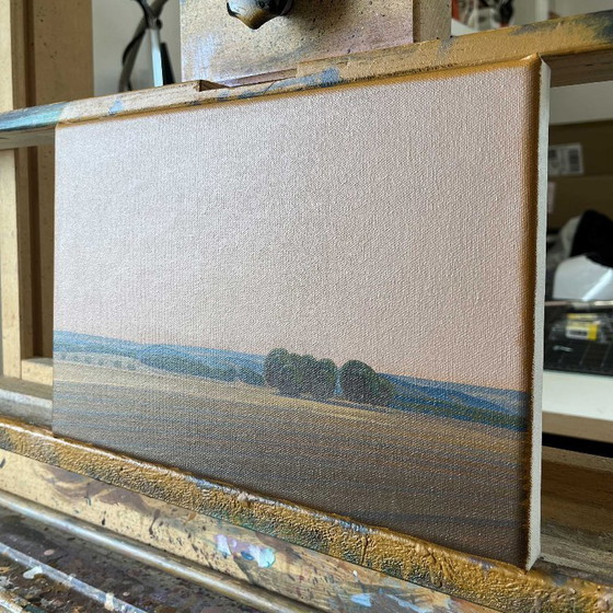 Image 1 of Tree Group II, unique piece, painting, hand-painted individual work, 30 x 20 cm, acrylic paint on canvas