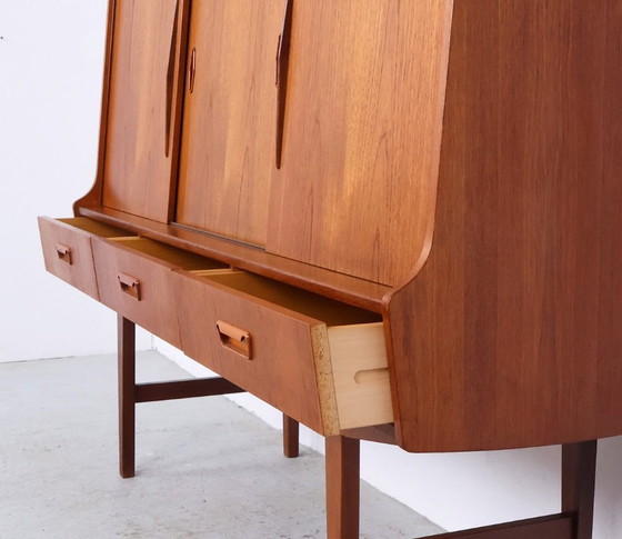 Image 1 of Vintage hoog teak dressoir, 1960s