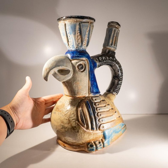 Vaso Sculture in ceramica zoomorfa di Jules Guérin, anni '50 (photo 4 of 13)