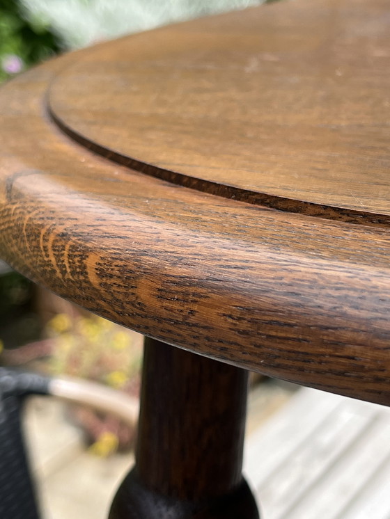 Image 1 of Classic Bobbin corner chair + matching side table | rare set