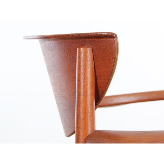 Image 1 of Pair of vintage Scandinavian teak armchairs model 317 by Peter Hvidt & Orla Mølgaard Nielsen for Søborg Møbelfabrik