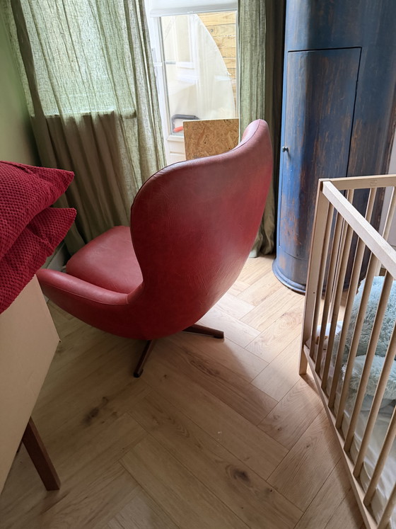 Eierstoel – Draaistoelen, Skai, Wood (photo 4 of 6)