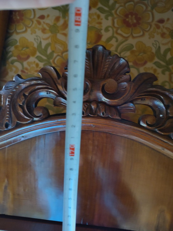 Secretaire Biedermeier Antico / Mobile Scrittoio – Mobili contenitori, Pelle, Legno (photo 3 of 5)