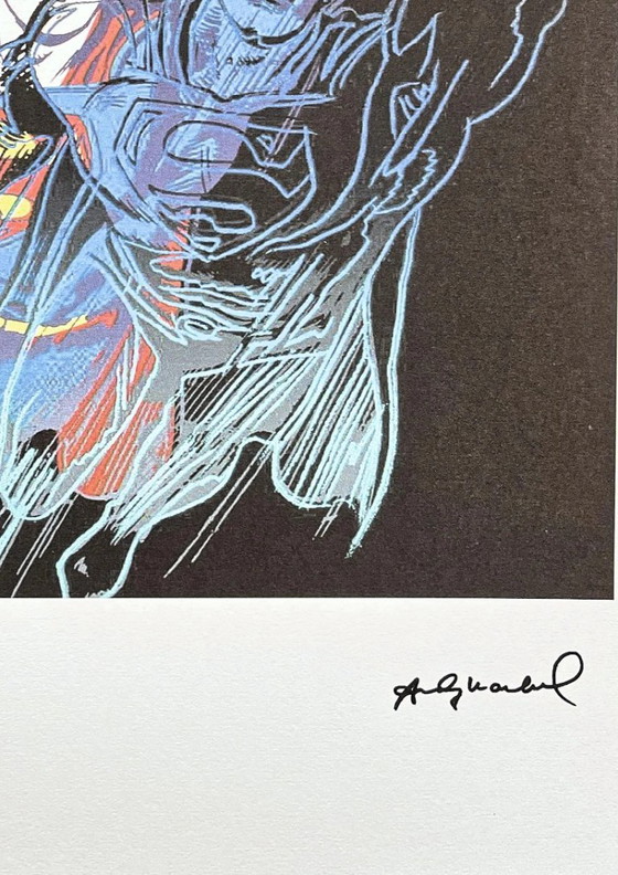 Naar Andy Warhol, Superman, jaren 80, lithografie – Litho's & Zeefdrukken, Paper (photo 4 of 7)