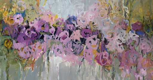 Peinture de fleurs Abstrait