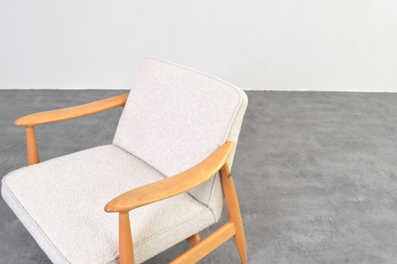 Image 1 of Fauteuils lounge style Mid-Century par J. Kędziorek, années 1960, lot de 2