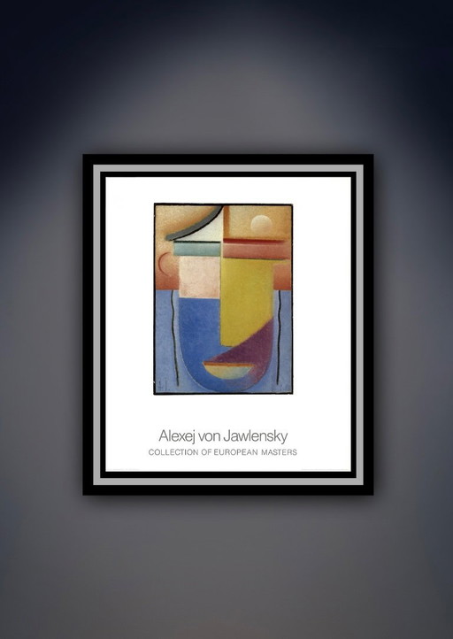 Alexej von Jawlenski : "Eau et lumière, 1928". Signée dans la plaque. Lithographie offset en excellent état.