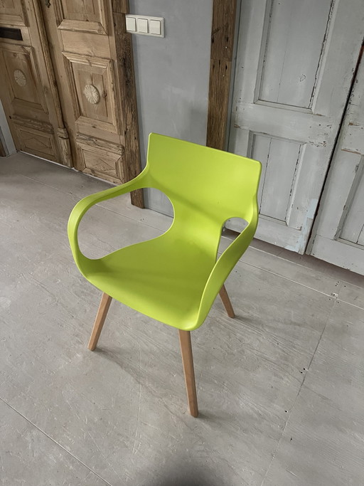 4 X Design Chair Plastic – eetkamerstoelen, Metal (photo 2 of 6)