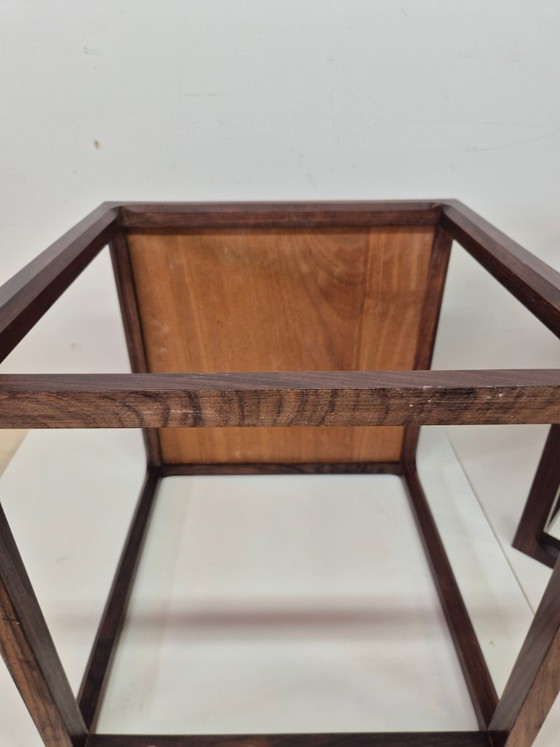 Image 1 of Een paar Scandinavische bijzettafels van palissanderhout, Kai Kristiansen 1960