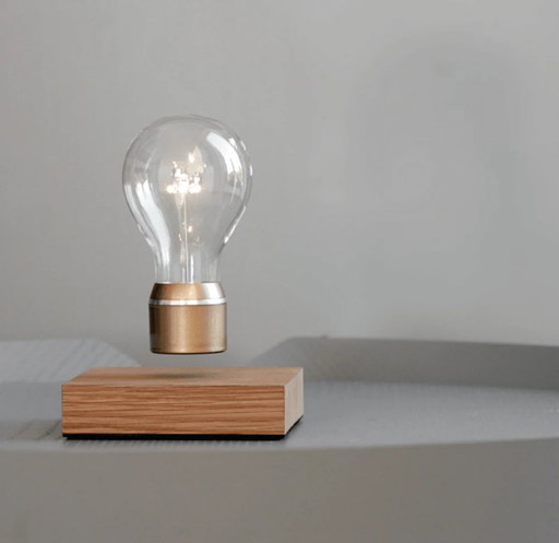 New Flyte lamps - levitating light bulb