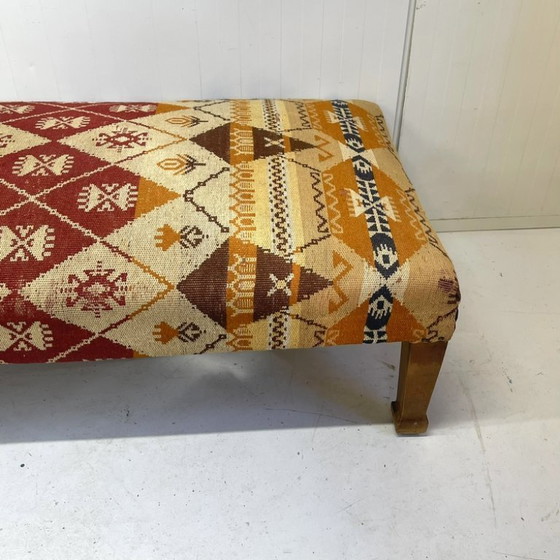 Image 1 of Antieke Turkse Ottomaanse kelimbank daybed bankje sofa