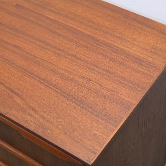 Vintage Teak Danish Chest of Drawers 1960s, Scandinavian 4 Drawers, Wood, Brown (photo 19 of 21)