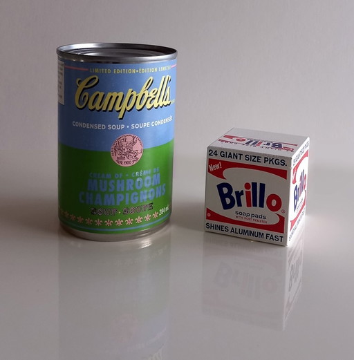 Andy Warhol - Brillo Box & Campbell's Soup Can
