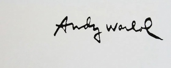 Image 1 of Litografía "War Bonnet Indian" del Museo de Arte Carnegie de 1986, inspirada en Andy Warhol