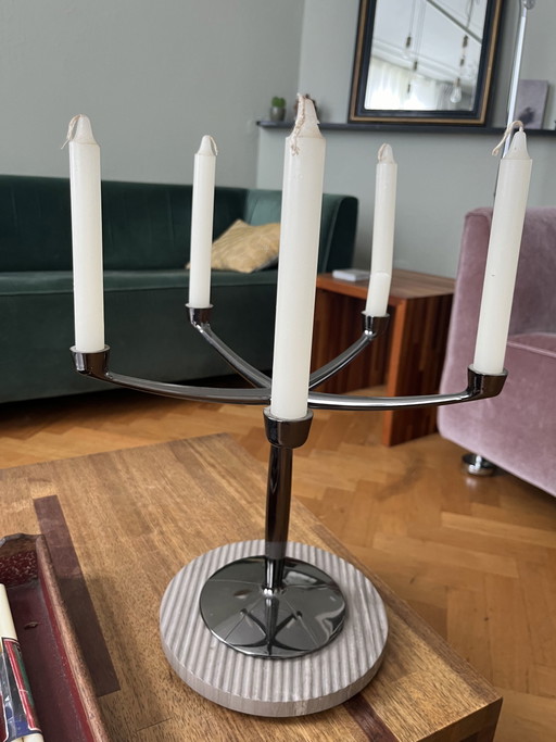 Candelabro de níquel Lucy de Marcel Wanders Goods