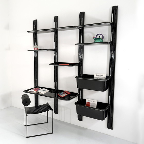 Image 1 of Speedy Bookcase by Alberto Rosselli for Saporiti, 1970s