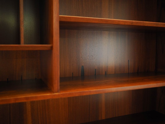 Image 1 of Boekenkast van palissanderhout, Deens ontwerp, jaren 70, vervaardigd door Hundevad.