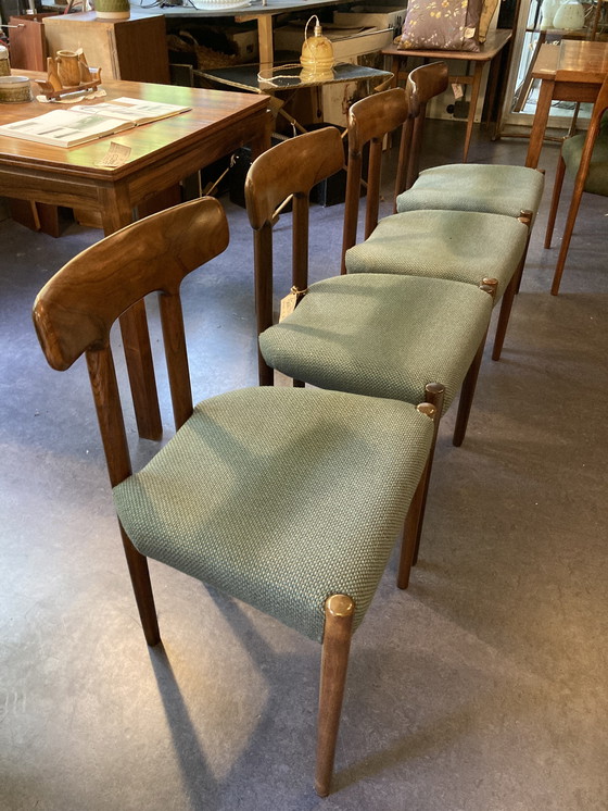 Image 1 of 4 sedie da pranzo vintage uniche di Fristho