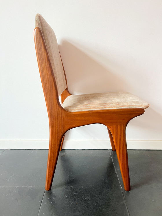 Image 1 of Vintage Chair - Mahjongg Netherlands - Johannes Andersen - Wood, Fabric - 60s/70s - Scandinavian Style