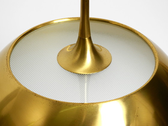 Image 1 of Magnifique Rare Original 1970 Florian Schulz Brass Suspension Light with Pulley System