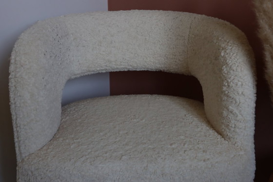 Image 1 of 2x Fauteuil witte schapenvacht 