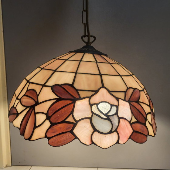 Image 1 of Lampada a sospensione Tiffany vintage