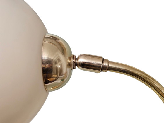 Art déco / Bauhaus Table lamp 1920s / 1930s, Marianne Brandt, Brass, Plastic, Creme (photo 7 of 10)