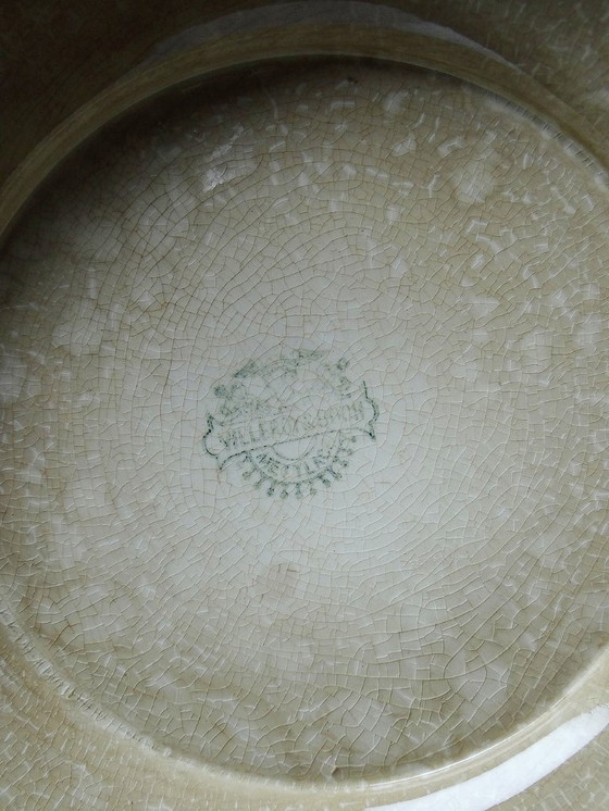 Image 1 of Gran sopera antigua Villeroy & Boch, 1890-1910, con una hermosa pátina por el uso.