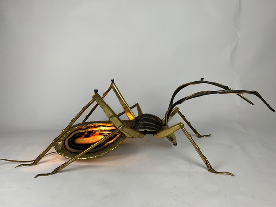 Image 1 of Duval Brasseur 1970's bronzen salontafel