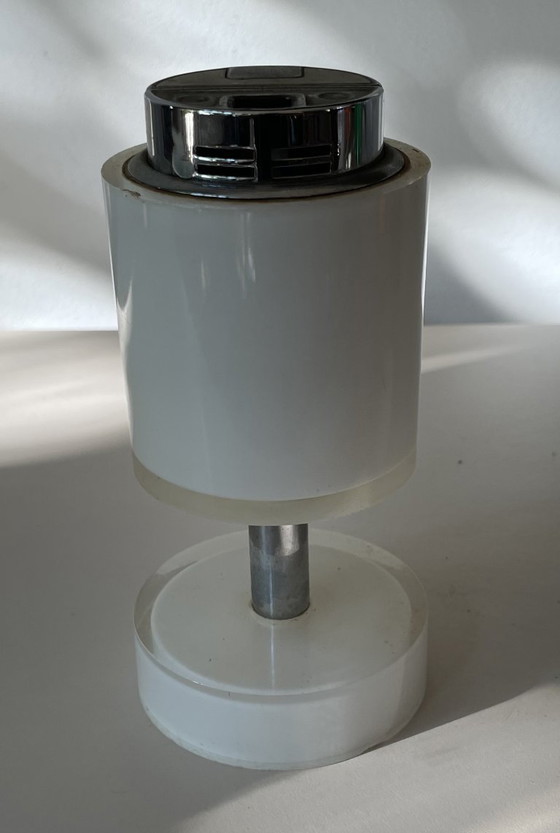 Sarome - Briquet de table Space Age vintage blanc – Accessoires de table, Plexiglas (photo 3 of 5)