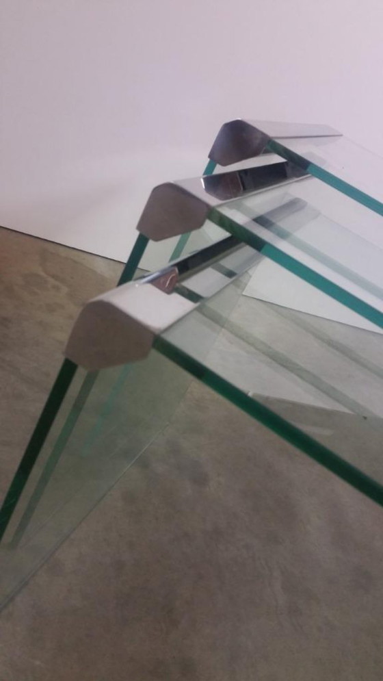 Image 1 of Bijzettafels vintage design Gallotti & Radice, Italië jaren 70