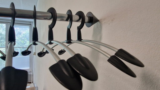 Designer Coat Rack Stainless Steel and Black Marble for Sale – kapstokken, rvs (photo 2 of 4)
