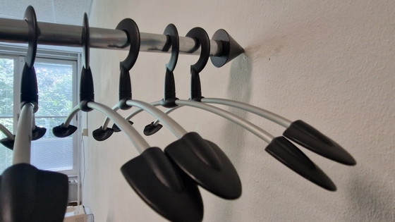 Designer Coat Rack Stainless Steel and Black Marble for Sale – rvs (photo 2 of 4)